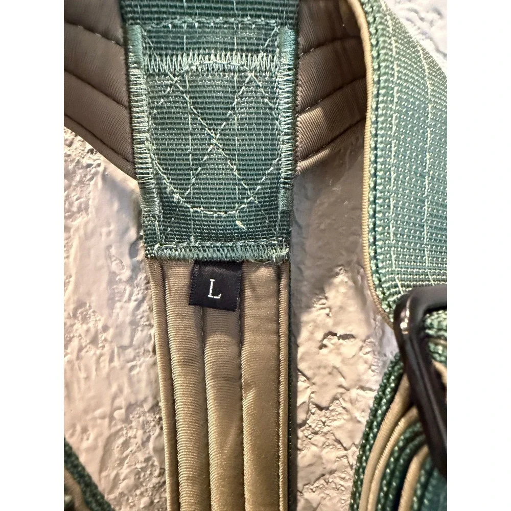 Spark Paws Comfort Control Dog Harness Sage Green Tan Padded Adjustable‎ No-Pull